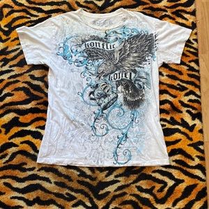 Fire cyber y2k konflict shirt size large